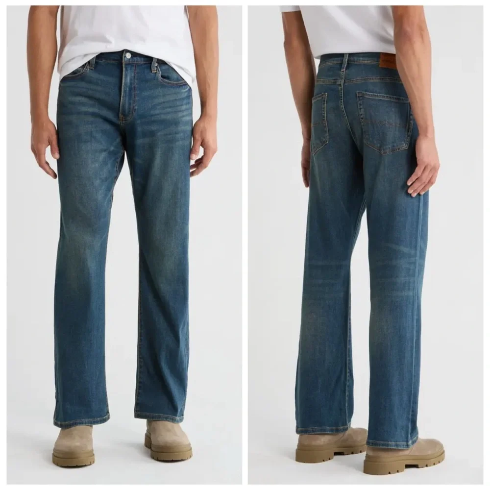 Lucky Brand Men’s Athletic Slim Straight Leg Jeans Size 38W x 32L Relaxed Fit